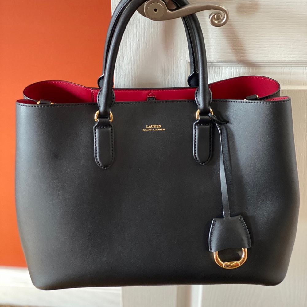 Ralph Lauren Leather Marcy Satchel